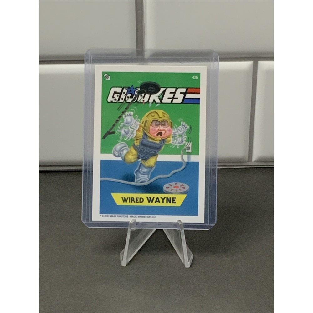 GPK Garbage Pail Kids GI Jokes 42b Wired Wayne